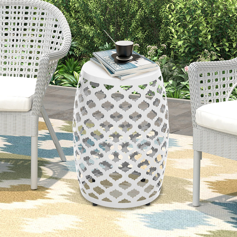 Table de bout 17,75 po, Blanc