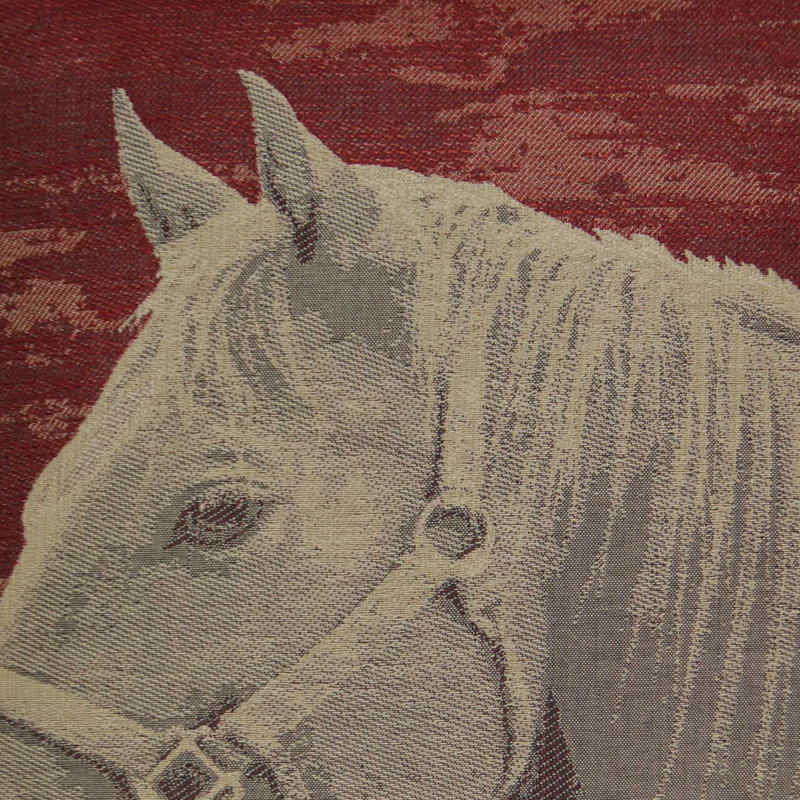 Tissu Mister Ed, Rouge