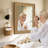 Rexford  Natural Wood Rattan Mirror Farmhouse Wall Decoration-730904682