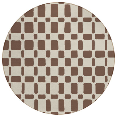 Malek Indoor/Outdoor Area Rug with Non-Slip Backing