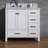 Cambridge 37'' Single Bathroom Vanity with Carrara Marble Top-26337881-132471784