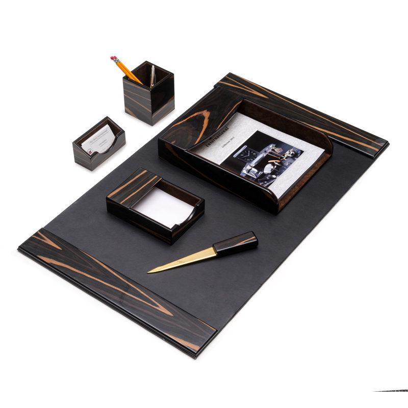 Baumgardner Desk Organizer Set, Grey