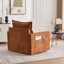 Fauteuil demi-tonneau pivotant de style Mid-Century moderne-1002184368