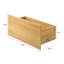 Table basse 1 pièce au fini naturel avec rangement double face, style transitionnel, mobilier de salon