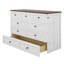Lit escamotable, commode escamotable en pin massif avec station de charge et grand tiroir de rangement pour bureau personnel ou petite pièce-298329990