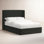 Upholstered Wingback Bed