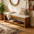Shoe Bench With Cushion And Storage Shoe Rack For Entryway Living Room