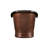 Paige 66" Copper Double Slipper Pedestal Tub with Pre-Drilled Overflow and Rolled Rim - Less Drain-102795355