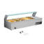 Commercial Food Warmer 6 x 1/3 Size Pans Buffet Bain Marie with Glass Cover
