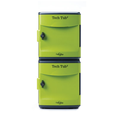 Tech Tub2® 36.75'' H x 14.75'' W Laptop/Tablet Storage Cart