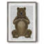 «Bear and Hand Heart», reproduction encadrée - bois massif-264145427