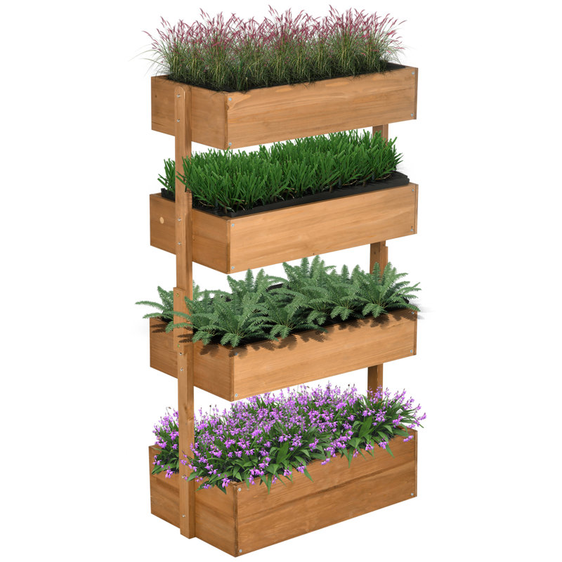 Jardinière verticale polyvalente pour plantes et herbes d'extérieur
