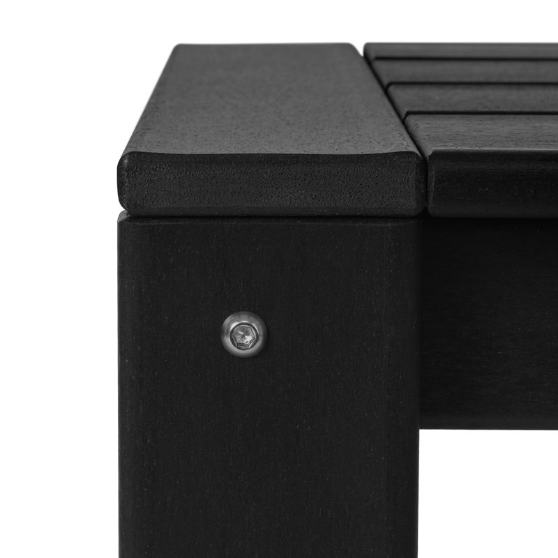 Table basse de patio, Noir, noir, noir, noir