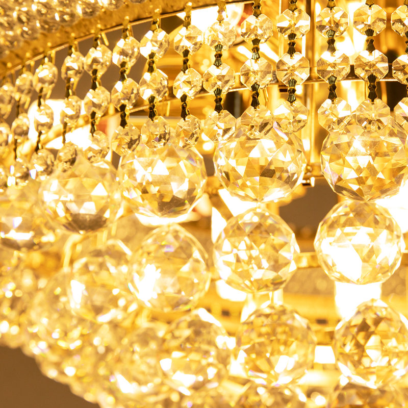 23.6X11.8" Crystal Ceiling Light