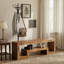 Banc de rangement pour chaussures 63 po, banc de vestibule, banc avec rangement pour salon, chambre à coucher, vestibule