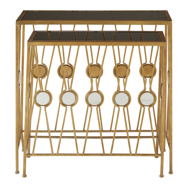 Mya 80cm Glass Top Console Table