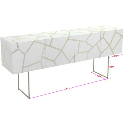 Ashley White Shell 70.9'' Sideboard