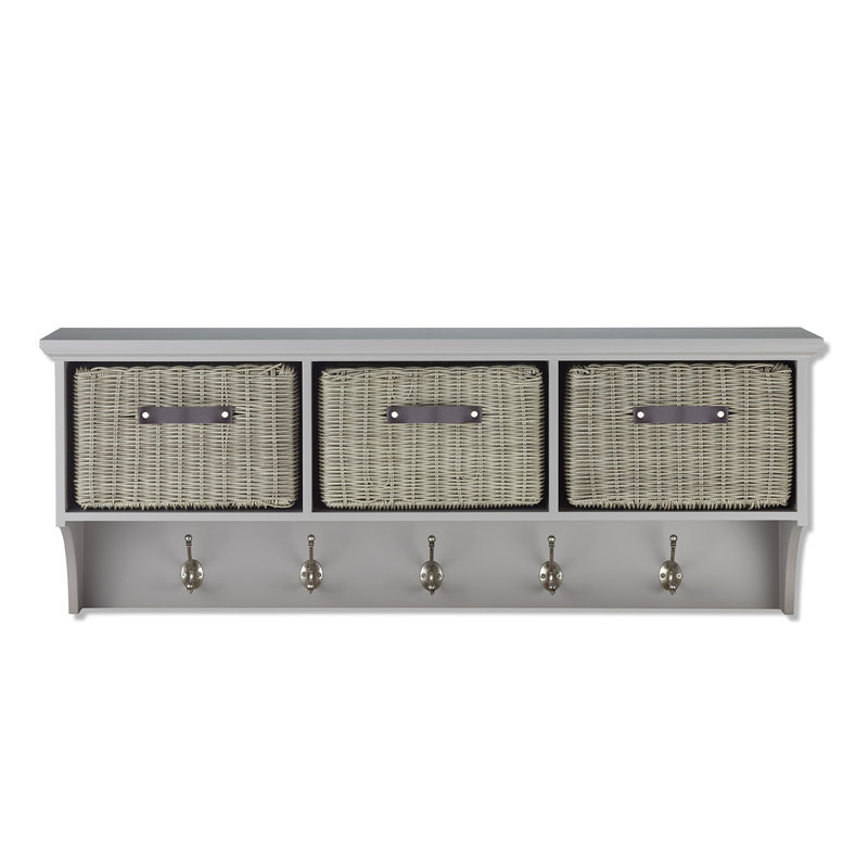 Annabell Cube Shelf, Grey/Grey