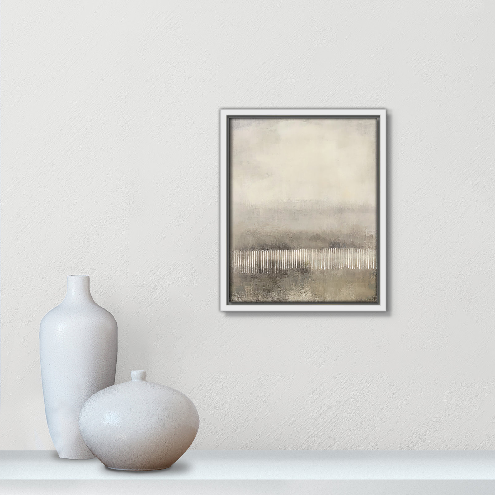 Balanced Silence I Print by Irena Orlov, 11.5" H x 9.5" W, White Floater