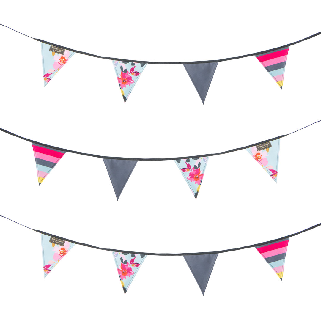 Double Sided 18cm H x 500cm W Microfibres Pennant