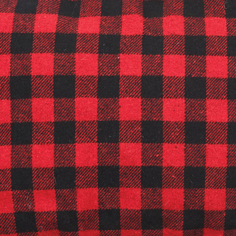 Red and Black Buffalo Check Christmas Throw Pillow Set