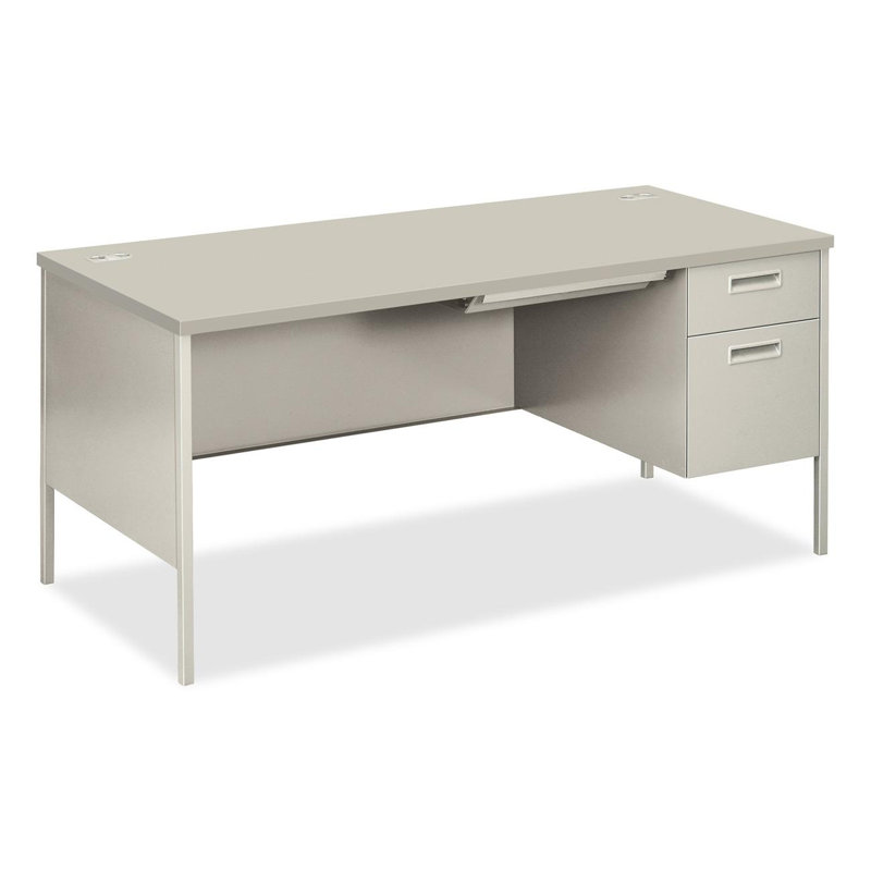 Bureau Metro Classic, Acajou / bleu, Retour à droite
