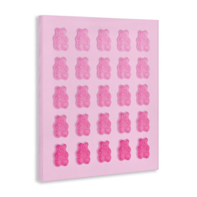 Toile dégradée rose pastel, design Lish Creative