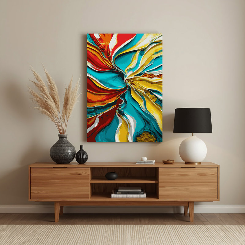 Aquarelle abstraite, art mural en métal brun 74, H 36 po x l 24 po