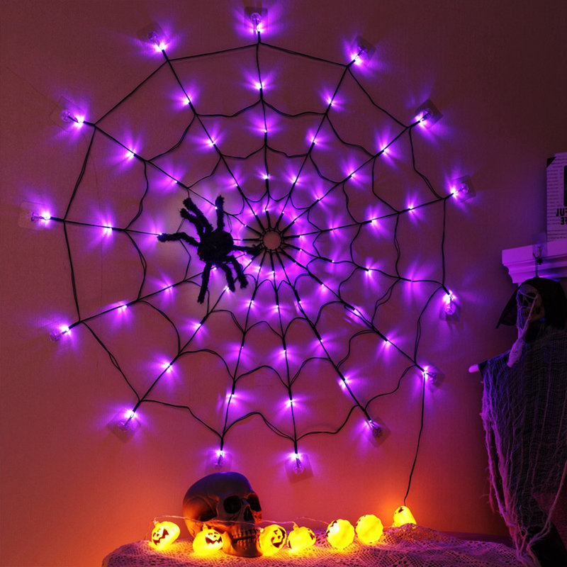 Halloween Spider Web Light