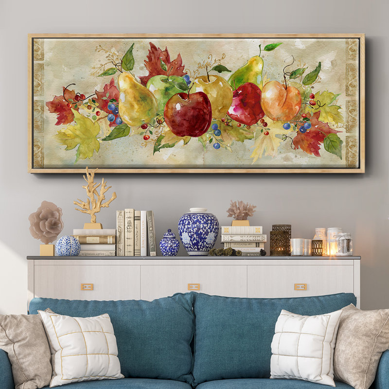 Venetian Fruit- Framed Canvas, 24" H x 60" W