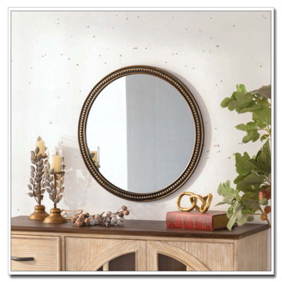 Miroir mural rond