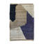 Rectangle Kulfi Abstract Hand Woven Flatweave Hemp Area Rug in Blue/Beige-45694264