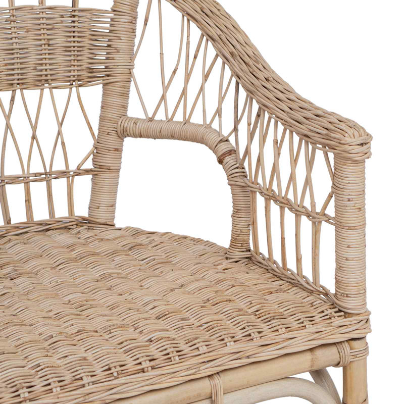 45cm H Stacking Dining Chair, Natural