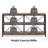 Stylish Industrial 3-Tier Console Table With Storage Shelves, Perfect For Living Room And Hallway Organization