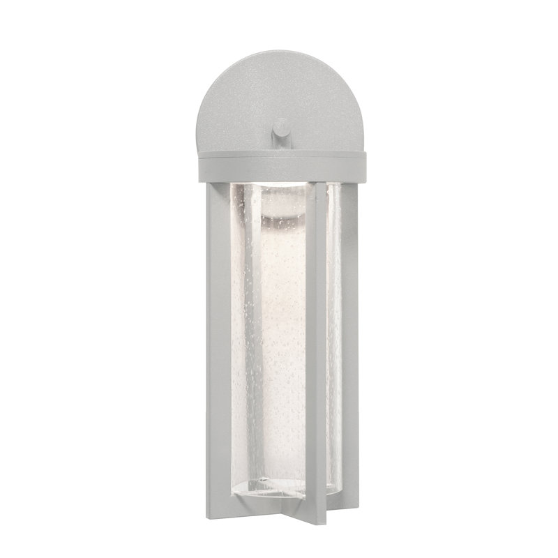 Lanterne murale d'extérieur à DEL intégrée Kenley, H 12,5 po x l 4,5 po x P 6,5 po, Gris