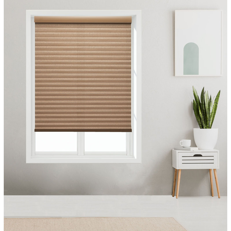 Store filtrant la lumière sans cordon Linen Avenue (arrive 1/4 "plus étroit), Récoltes, l 63,75 po x L 54 po
