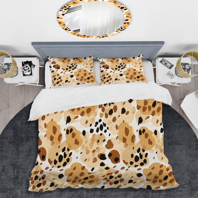 Ensemble de housse de couette Jaysaun, Housse de couette pour grand lit et 2 taies décor