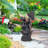 27.76"H Resin LED Fountain With Angel Statue
