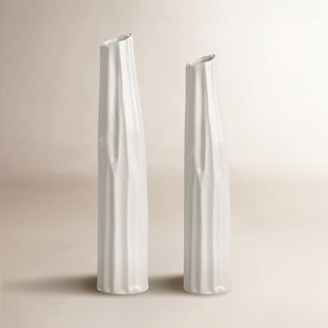 Canwick Ceramic Floor Vase Birch Lane™