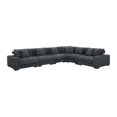 Amrith Corduroy L-Shaped Sectional Reversible
