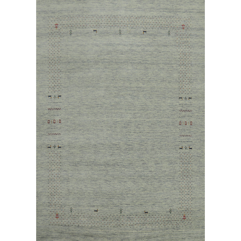 Tapis indien fait à la main de style Gabbeh 8 x 10