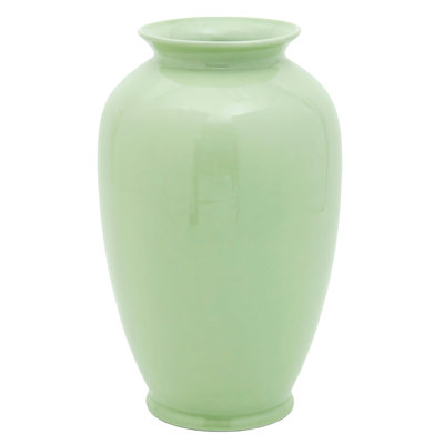 14" Bright Yellow Tung Chi Vase
