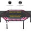 Trampoline de forme hexagonale pliable avec guidon 48 po Soozier