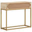 Krystal 90cm Solid Wood Top Console Table