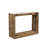Wood Console Table With Marble Top H 34.5" & W 46"