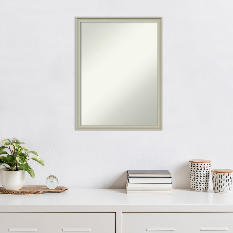 Miroir mural Merima, Argent, 25,75 po x 19,75 po