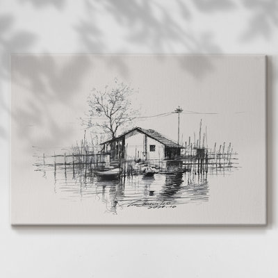 Paysages rétro-DCCDXLI -Galerie enveloppée Cavas