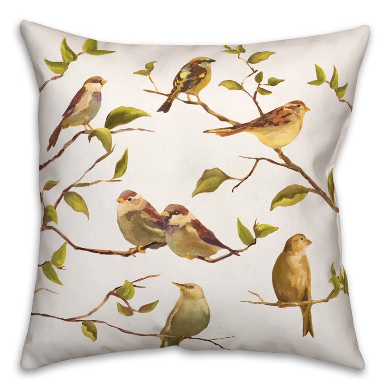 Outdoor Reversible Throw Pillow