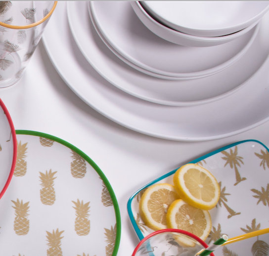 Laya Matte Coupe Melamine Dinner Plate