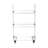 3-Tier Acrylic Utility Rolling Cart